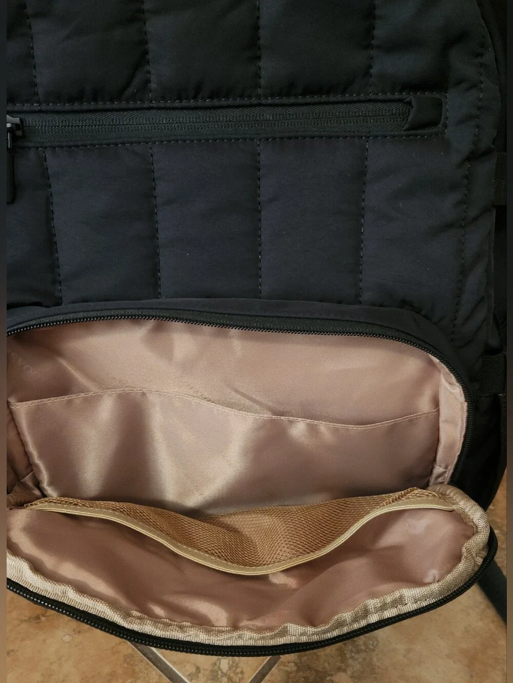 Lovevook Quilted Laptop Backpack w/giant Tumbler Side Pockets